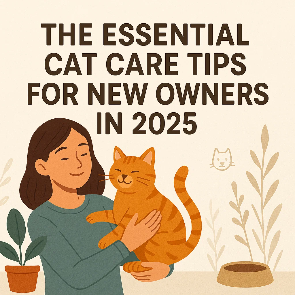Animation hero image for "The Essential Cat Care Tips for New Owners in 2025"