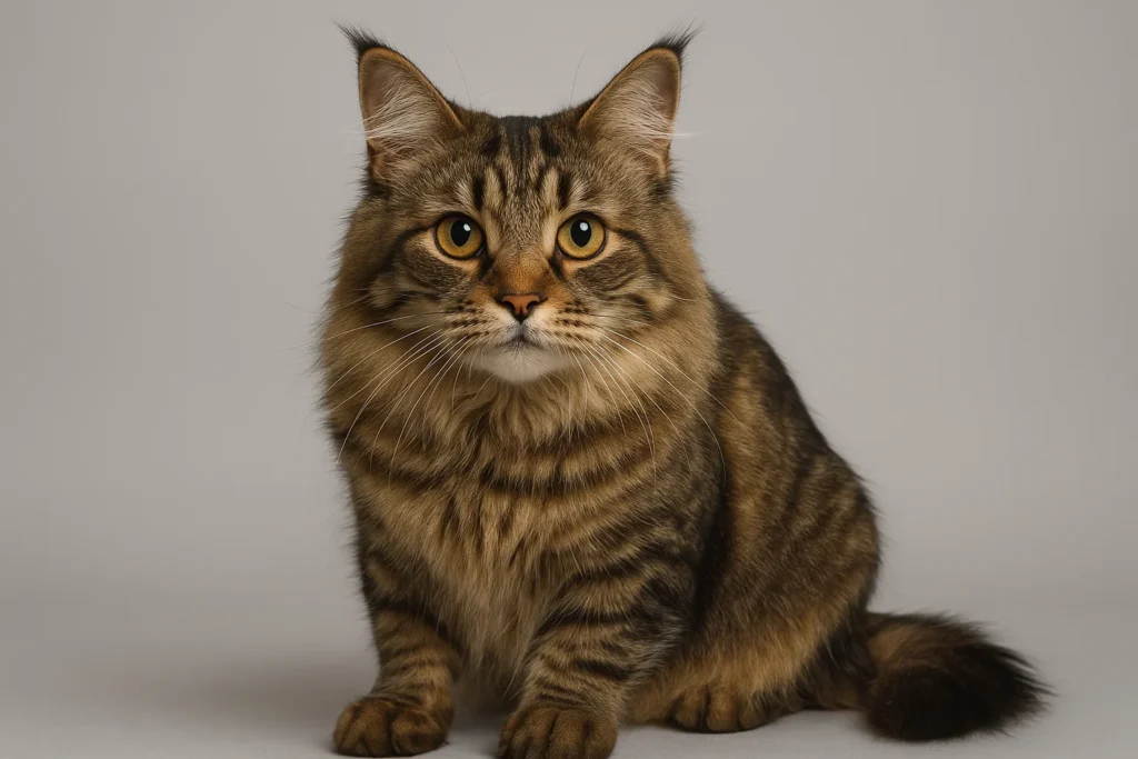 maine coon mixed breed cat