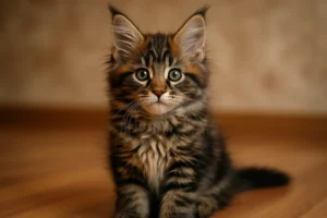 a maine coon kitten