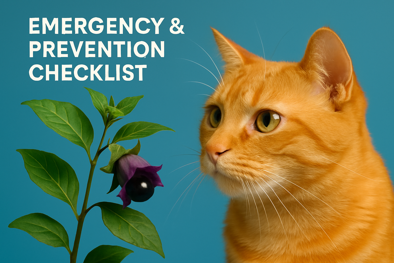Belladonna Plant Poison The Cat Owners 7 Step Emergency Prevention Checklist Featured Image