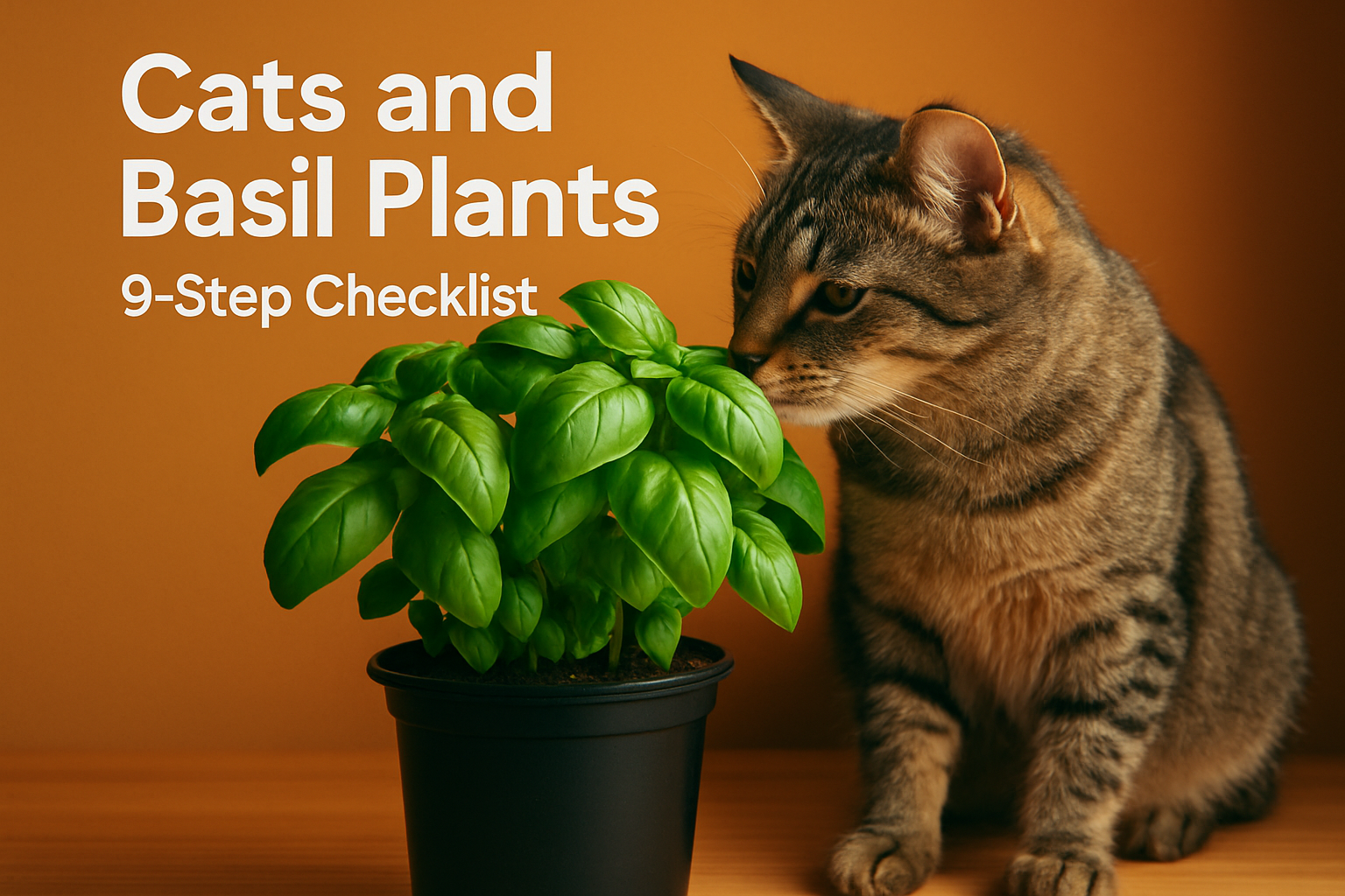 Cats And Basil Plants A 9 Step Checklist To Pet Proof And Share Basil Safely With Curious Cats Featured Image