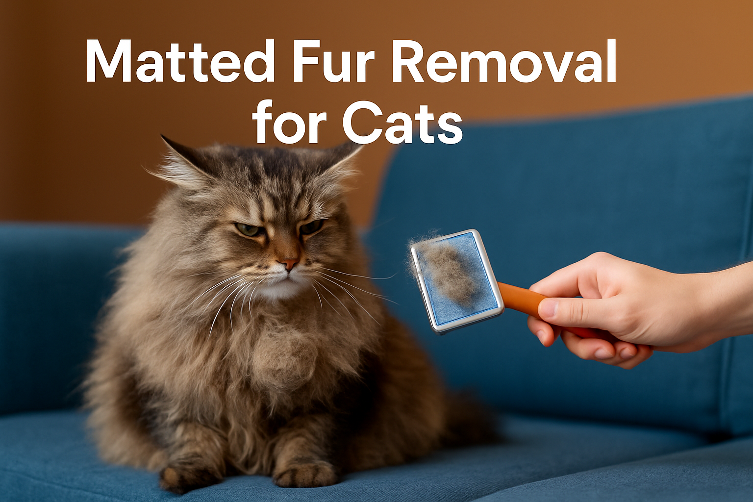 Matted Fur Removal For Cats A Veterinarian Informed 7 Step At Home Checklist To Remove Mats Safely And Protect Your Furniture Featured Image