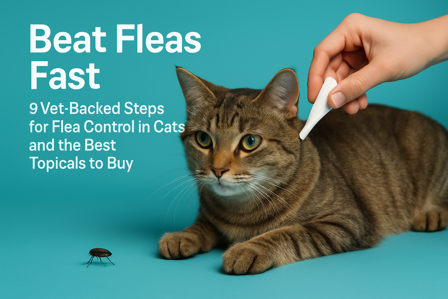 Beat Fleas Fast 9 Vet Backed Steps For Flea Control In Cats And The Best Topicals To Buy Featured Image