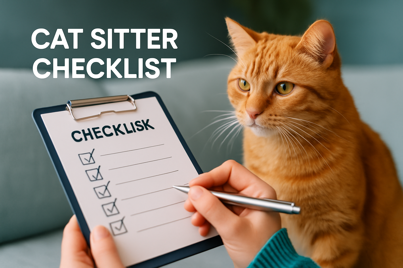Hire The Right Cat Sitter A 12 Point Vet Informed Checklist For Stress Free Visits Featured Image