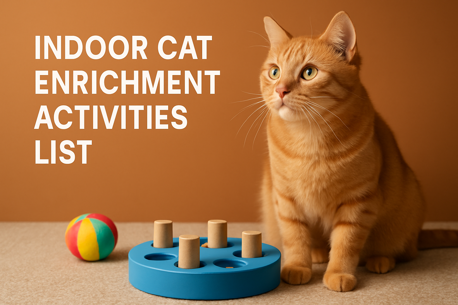 Indoor Cat Enrichment Activities List 25 Veterinary Informed Games Diy Puzzles Daily Routines To Cut Boredom Fast Featured Image