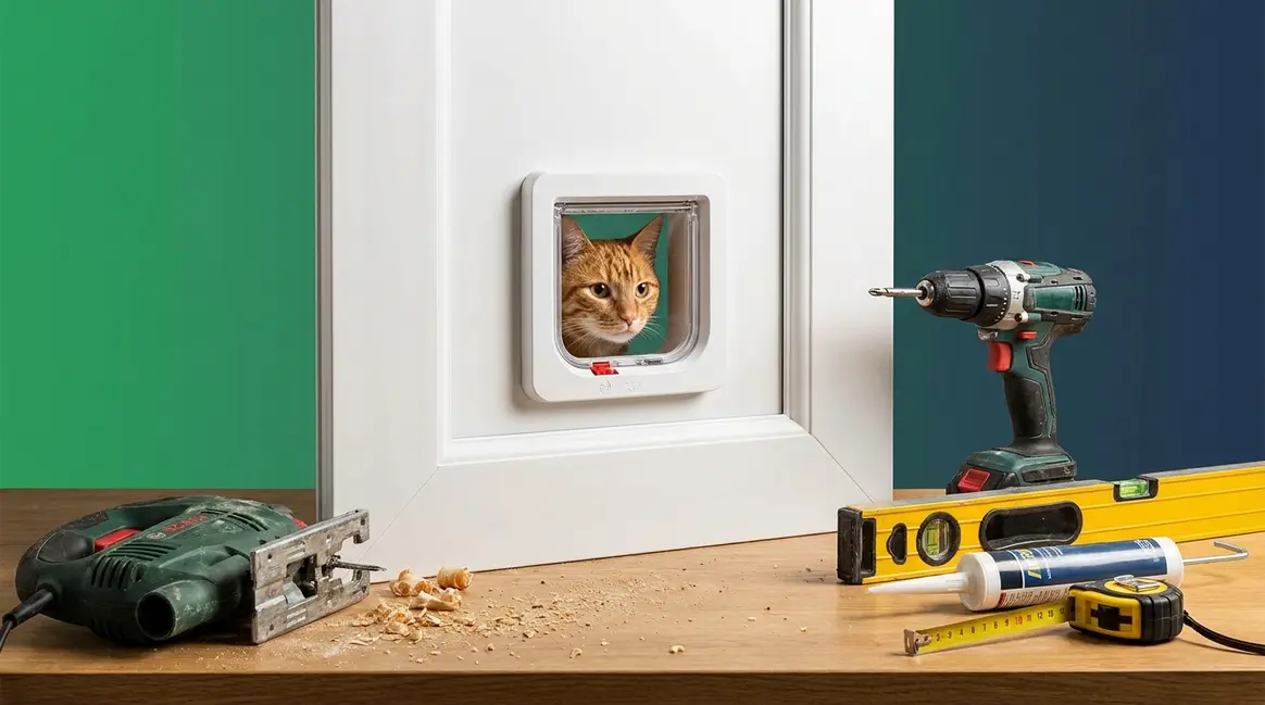 How to Fit a Cat Flap: Step-by-Step Guide (All Doors)