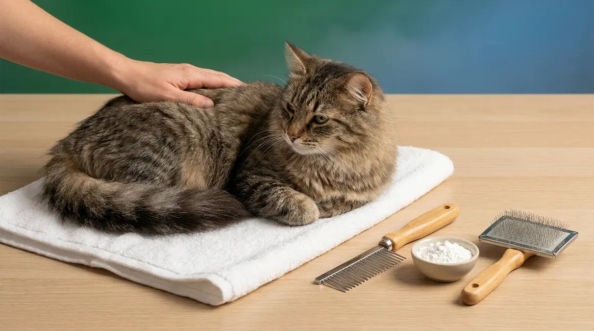 How to Remove Mats From Cat Fur Safely (Step-by-Step)