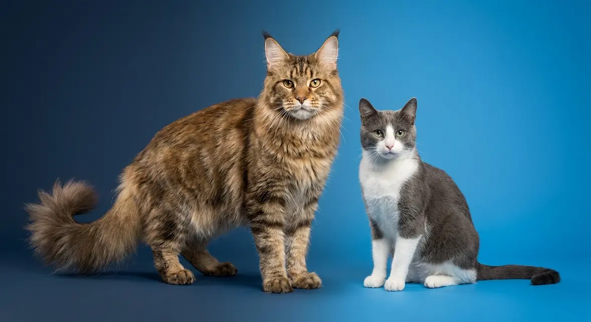 Maine Coon vs Normal Cat: Size, Temperament & Care